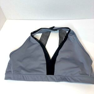 Victoria Sport gray and black sports bra medium